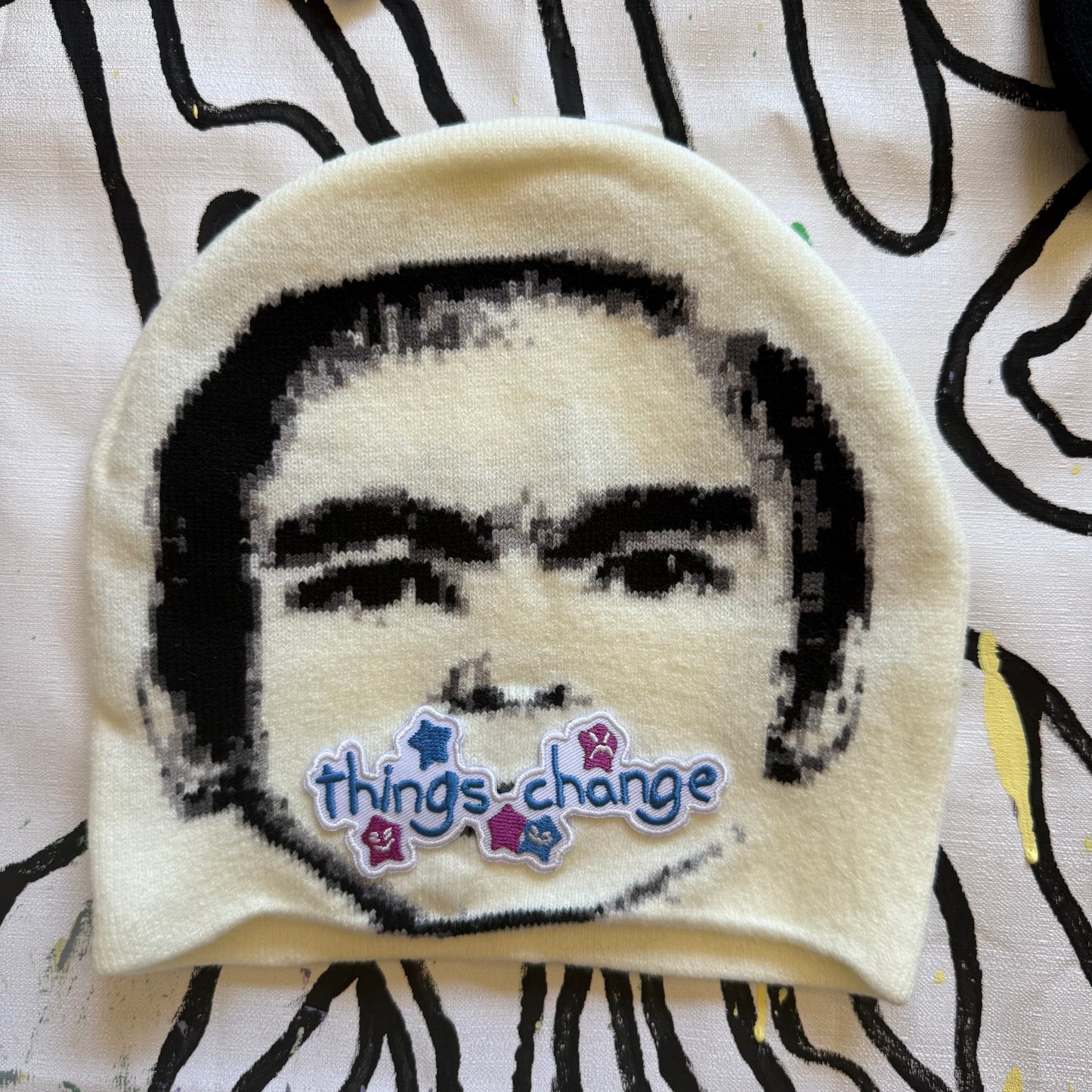 paper star beanie