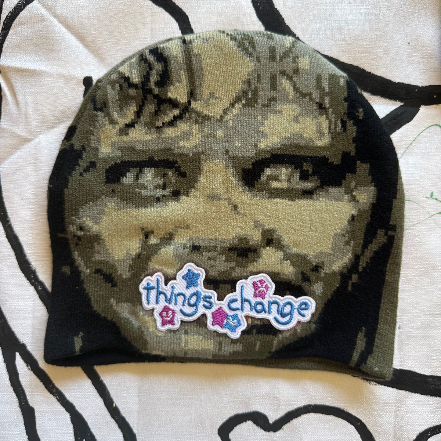 paper star beanie