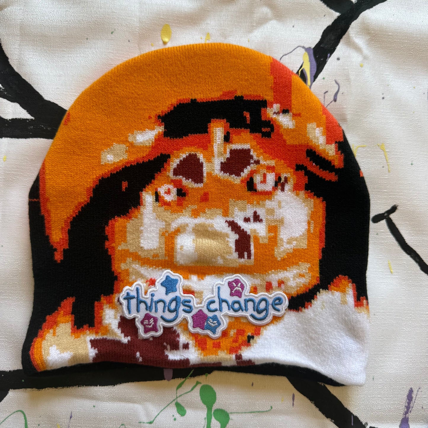 paper star beanie