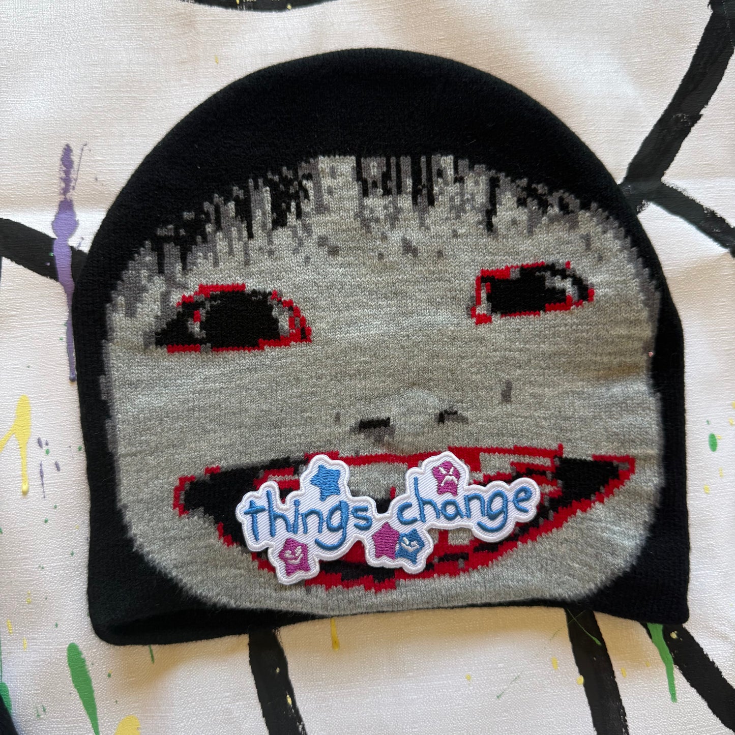 paper star beanie