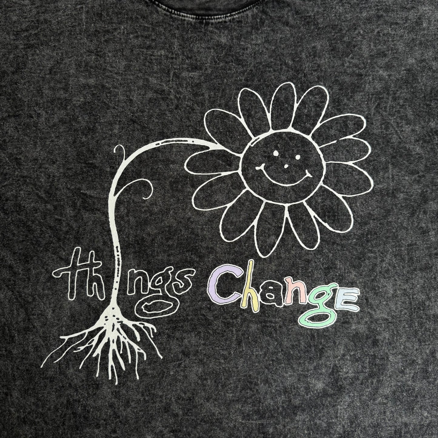 sunflower t-shirt + mystery painting