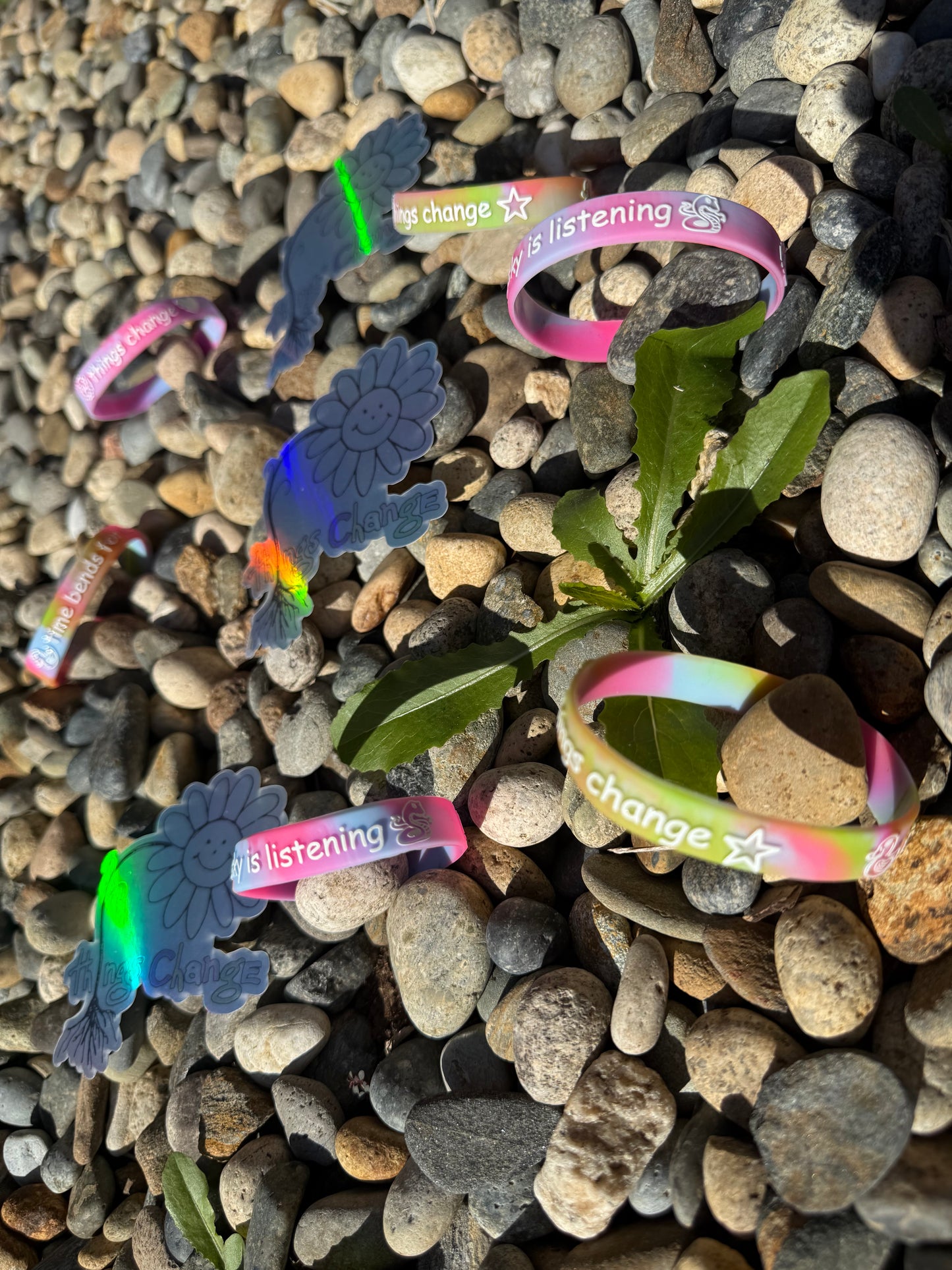 friendship bracelets + sticker bundle